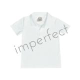 IMPERFECT Blank Boy's Short Sleeve Polo Style Collared Shirt